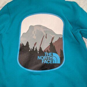 The North Face Park Pullover Hoodie Men's Size Medium Enamel Blue EUC